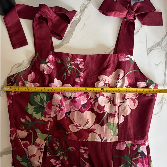 KaiMilan Satin Floral Midi Dress – Size 10 – NWT 🌸 - Picture 7 of 7